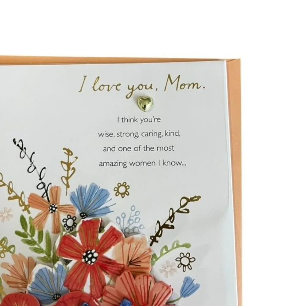 American Greetings Mother's Day Floral Bicycle Greeting Card